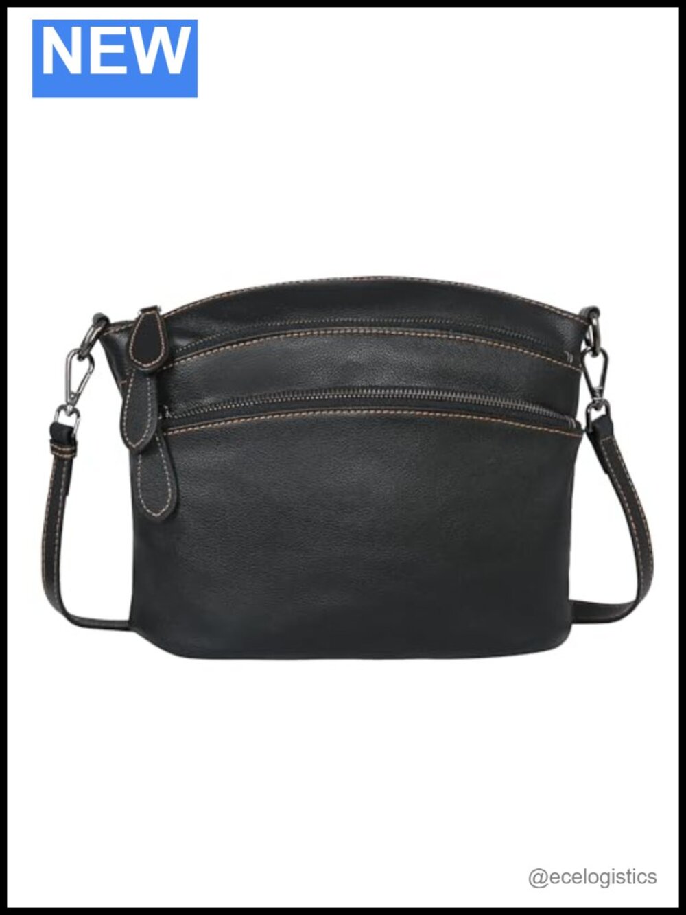 Vintage Leather Crossbody Bag Shoulder Handbag Satchel Purse